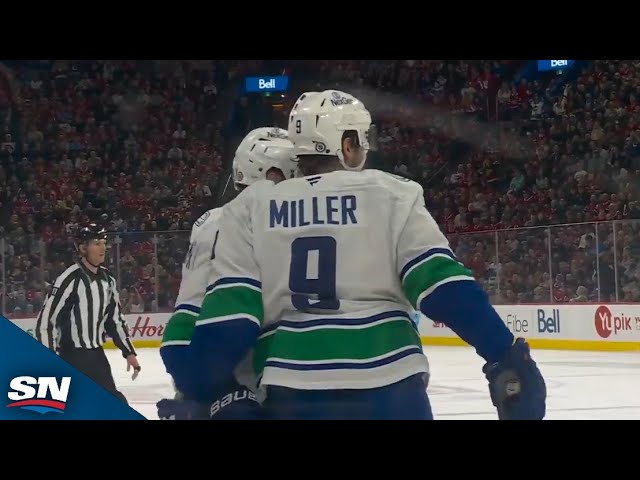 ⁣Canucks' J.T. Miller One-Times It Home To Snap Scoring Drought