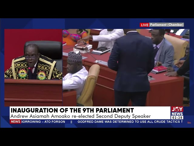 ⁣Andrew Asiamah Amoako re-elected Second Deputy Speaker. #8thto9thParliament