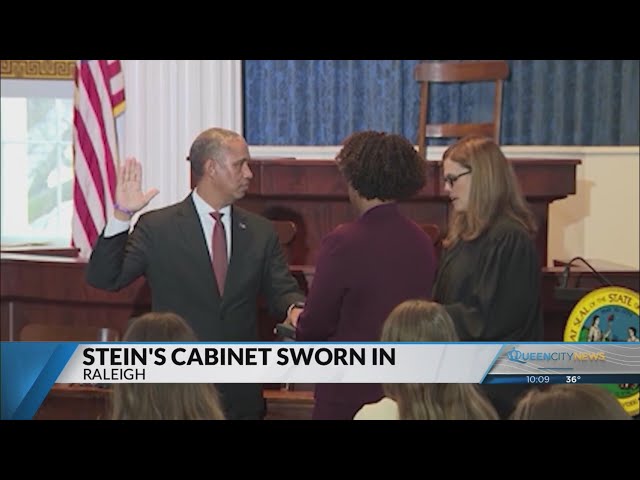 ⁣Most of Gov. Josh Stein’s cabinet sworn in Monday