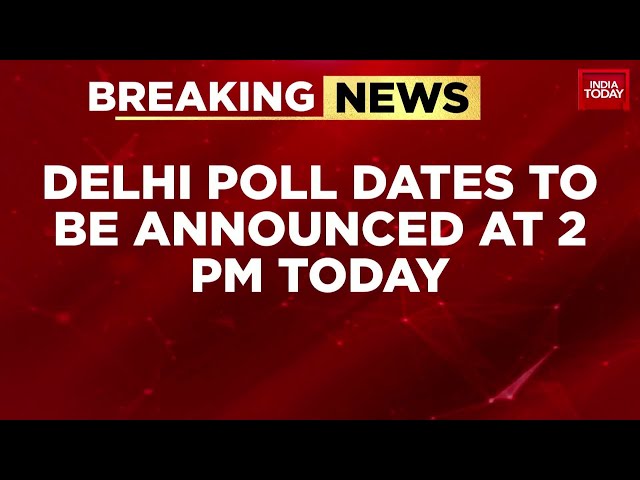 ⁣Delhi Election Dates to be Announced by EC at 2 PM, AAP Prepares Campaign Launch