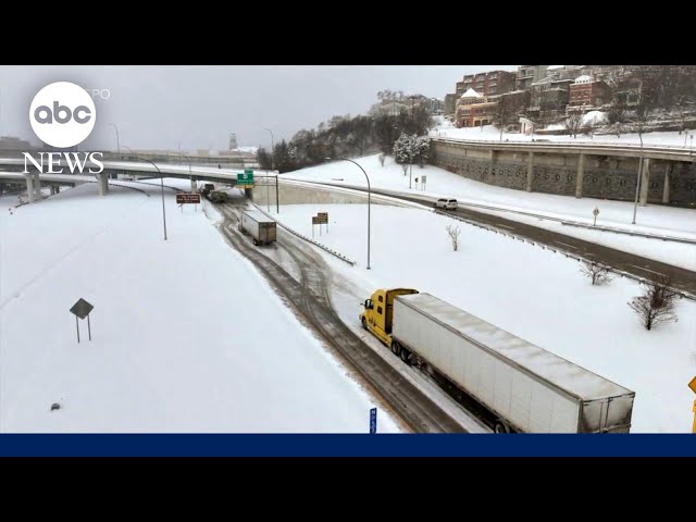 ⁣Several killed, hundreds of crashes reported as Mid-Atlantic winter storm continues