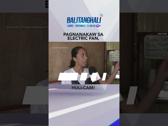 ⁣Pagnanakaw sa isang kainan, nahuli-cam; ninakaw na electric fan, nabawi #shorts | Balitanghali