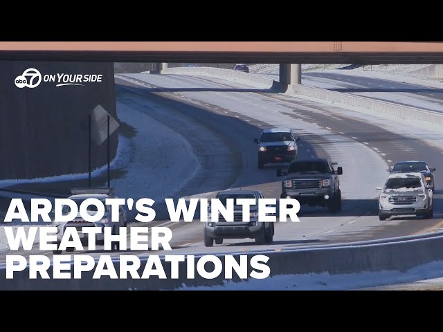 ⁣ARDOT preparing for severe winter weather