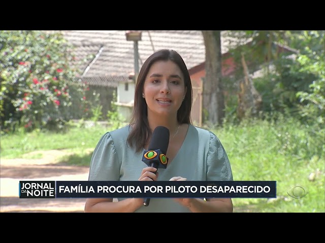 ⁣Família procura por piloto desaparecido