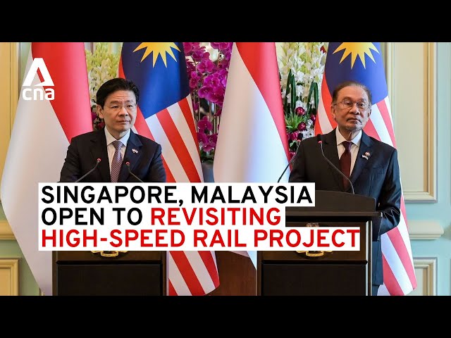 ⁣Singapore open to new high-speed rail proposals from Malaysia: PM Lawrence Wong