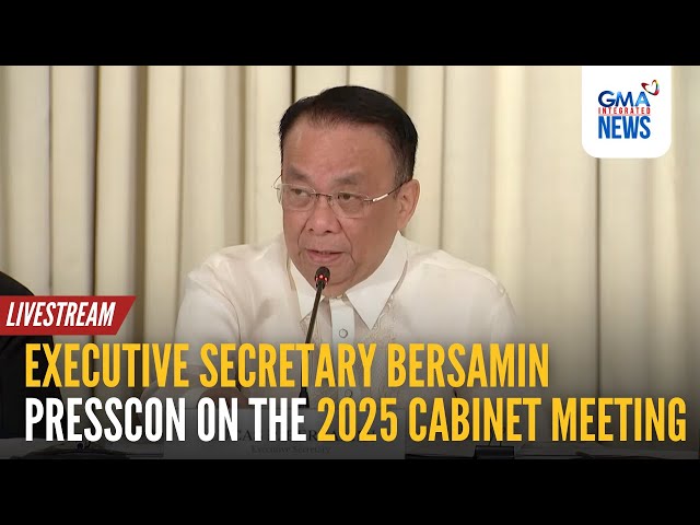 ⁣LIVE: Executive Secretary press conference on the 2025 Cabinet... | GMA Integrated News - Replay