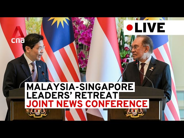 ⁣Malaysia-Singapore Leaders’ Retreat joint press conference: Lawrence Wong, Anwar Ibrahim speak live