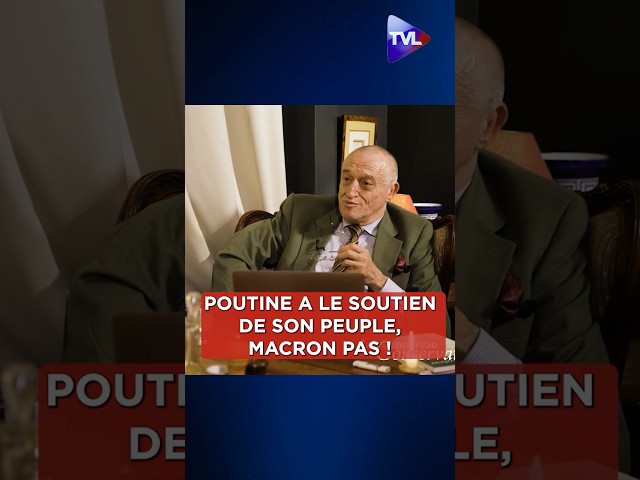 ⁣« Poutine a le soutien de son peuple, Macron ne l'a pas »