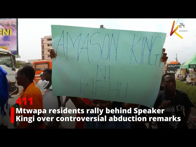 ⁣Mtwapa residents defend Senate Speaker Kingi amid criticism over abduction remarks