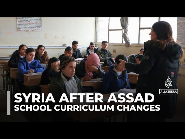 ⁣Syria's new administration faces backlash after changing school curriculum