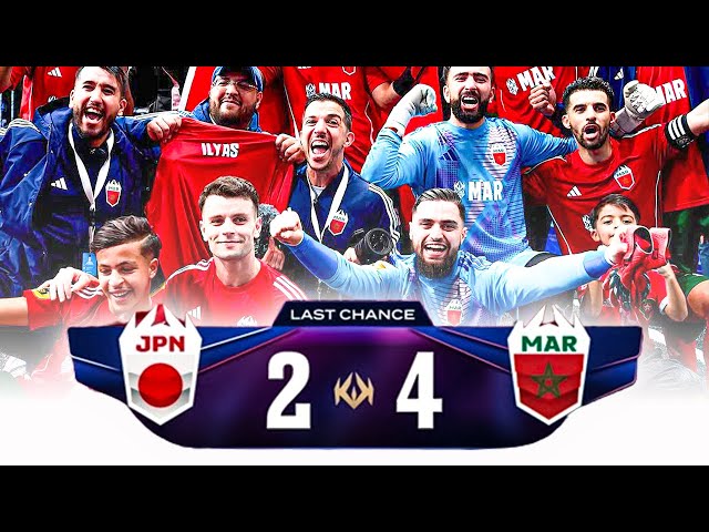 ⁣Kings League-Maroc |المغرب يهزم اليابان 4-2 ويتأهل إلى ربع نهائي  بطولة العالم لدوري الملوك