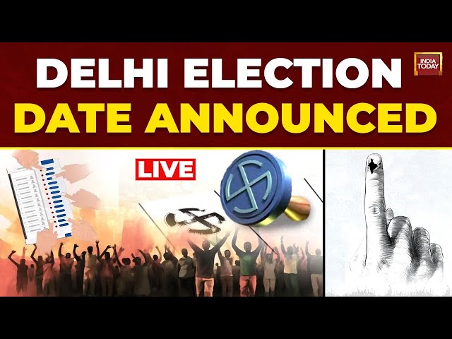 ⁣Delhi Election Date: Election Commission PC LIVE | Delhi Election 2025 Live Updates | Delhi Election