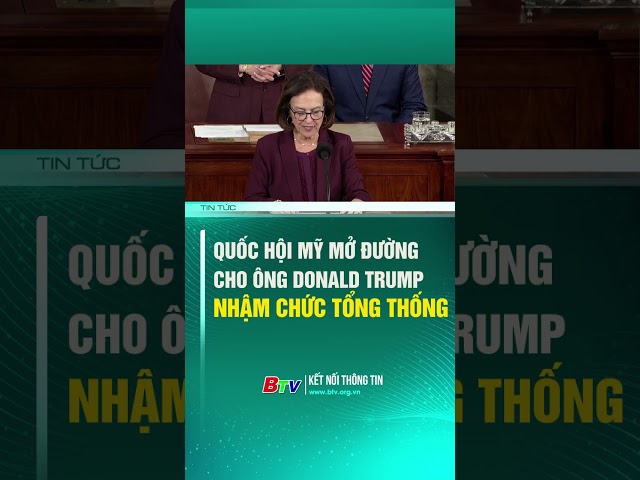 ⁣Quốc hội Mỹ mở đường cho ông Donald Trump nhậm chức Tổng thống