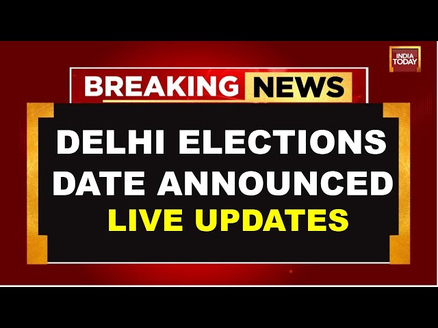 ⁣Delhi Election 2025: Election Commission PC LIVE | Delhi Election Date Announced | Delhi Election