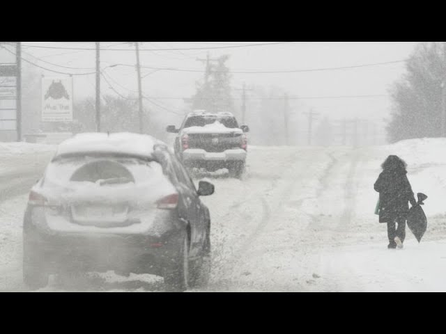 ⁣La tormenta de nieve en EE.UU. deja varios muertos, 60 millones de afectados y cancela vuelos