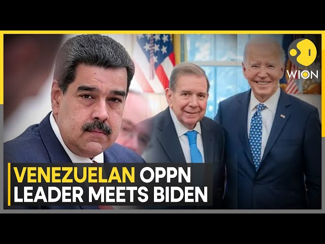 ⁣Venezuela: Biden Meets Exiled Opposition Leader, Ahead Of Maduro Swearing-In | WION | World News