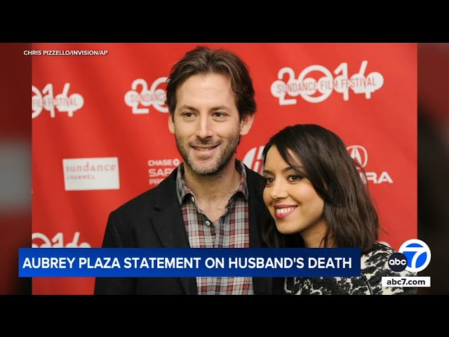 ⁣Aubrey Plaza releases statement after death of husband, filmmaker Jeff Baena