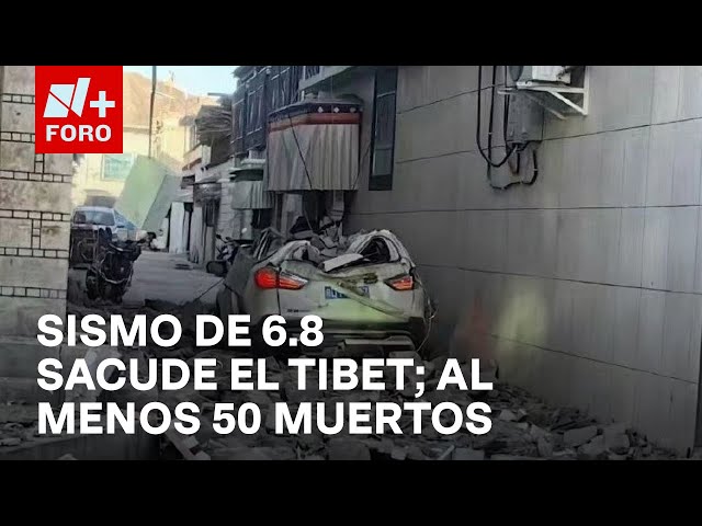 ⁣Sismo de Magnitud 6.8 Sacude al Tibet; Agencias Reportan el Derrumbe de Más de Mil Viviendas