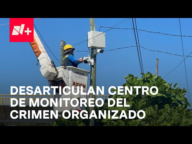 ⁣Desarticulan centro de monitoreo de la delincuencia organizada en frontera de Chiapas y Guatemala