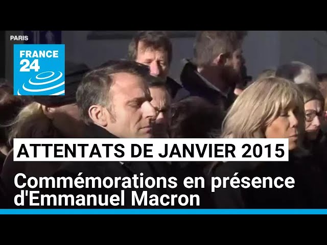 ⁣Attentats de janvier 2015 : des commémorations en présence d'Emmanuel Macron • FRANCE 24