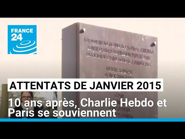 ⁣Attentats de janvier 2015 : dix ans après, Charlie Hebdo et Paris se souviennent • FRANCE 24