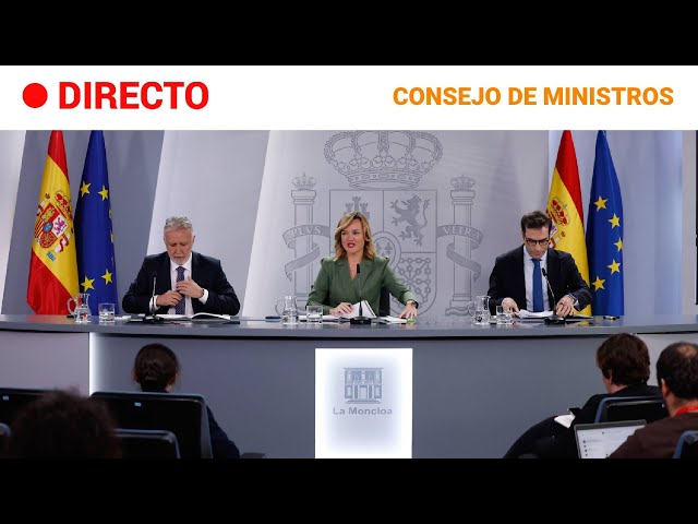 ⁣CONSEJO DE MINISTROS  EN DIRECTO: PRIMERO del AÑO con los PRESUPUESTOS como OBJETIVO del 2025 |