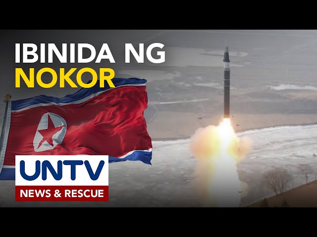 ⁣N.Korea, ibinida ang tagumpay ng bagong missile test fire