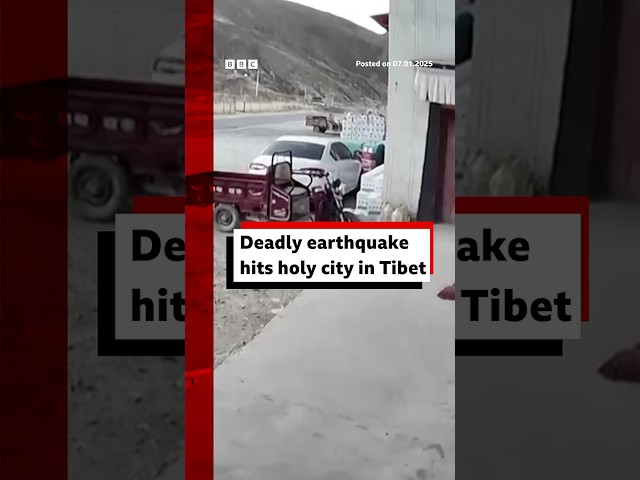 ⁣The Chinese military has launched rescue efforts after an earthquake hit the Tibet region. #BBCNews