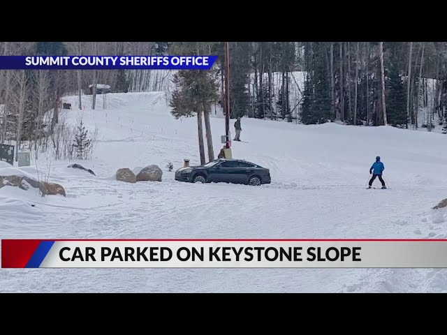 ⁣Driver blames GPS after car abandoned on Keystone ski run