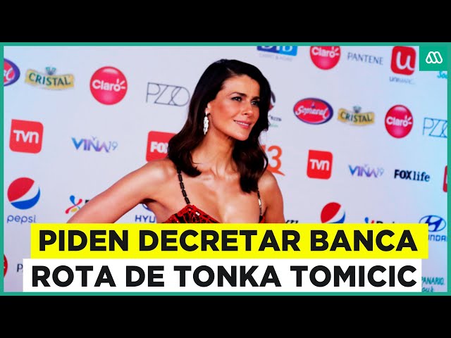 ⁣Deudas millonarias complican a Tonka Tomicic: Piden decretar banca rota de exanimadora