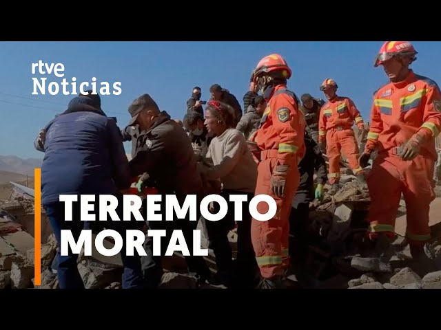 ⁣TÍBET: 95 MUERTOS por el TERREMOTO de MAGNITUD 6,8 que ha sacudido CHINA, NEPAL e INDIA | RTVE