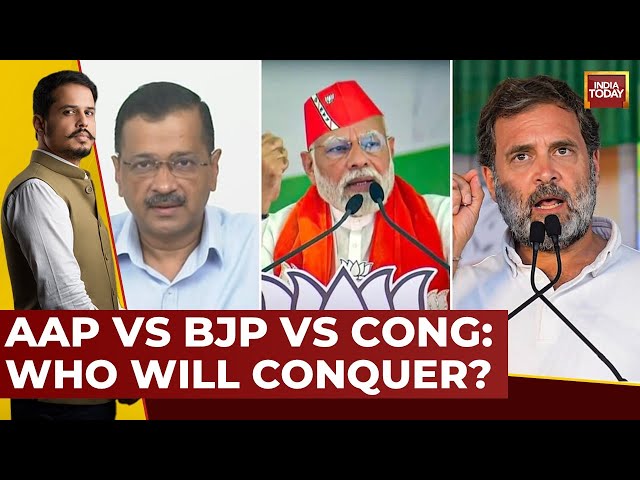 ⁣Delhi Polls 2025 Date Announced LIVE: Who Will Conquer Delhi? | AAP Vs BJP Vs Congress | India Today