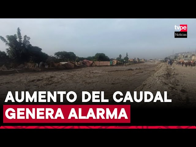 ⁣Río Chillón alcanza umbral hidrológico rojo y genera alarma entre los vecinos