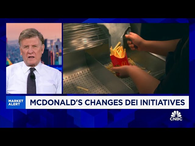 ⁣McDonald's makes changes to DEI initiatives