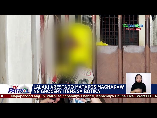 ⁣Lalaki arestado matapos magnakaw sa botika