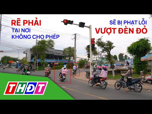 ⁣Rẽ phải tại nơi không cho phép sẽ bị phạt lỗi vượt đèn đỏ | THDT