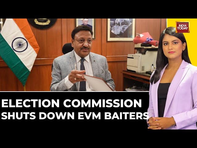 ⁣Election Commission Shuts Down EVM Accusers LIVE | Election Commission Defends EVMs | India Today