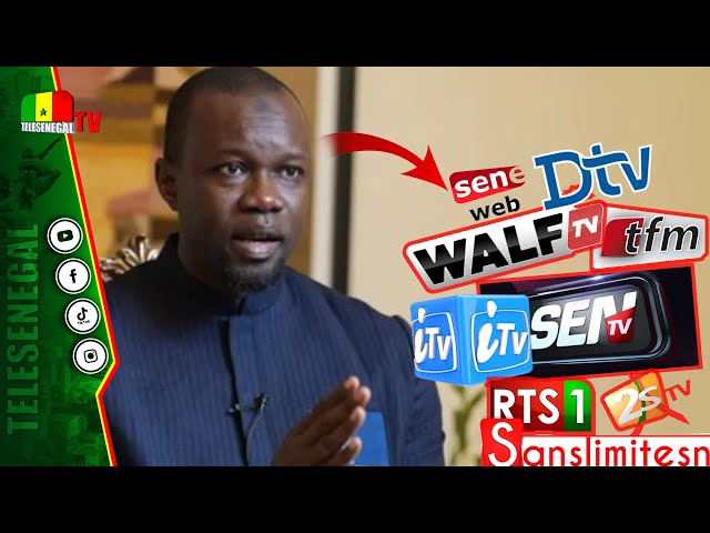 ⁣Incroyable  Sonko Déclare Ne Pas Suivre les Médias Sénégalais ! "dou sétane télé… dou lire…&quo