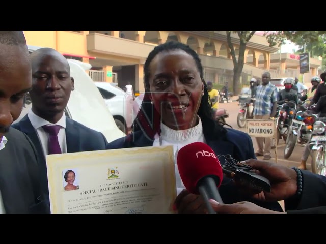 ⁣Martha Karua receives Practicing License to represent Besigye in court