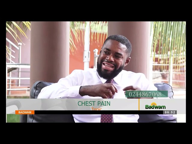 ⁣Health Tips: Chest Pain - Badwam Afisem on Adom TV (07-01-25)