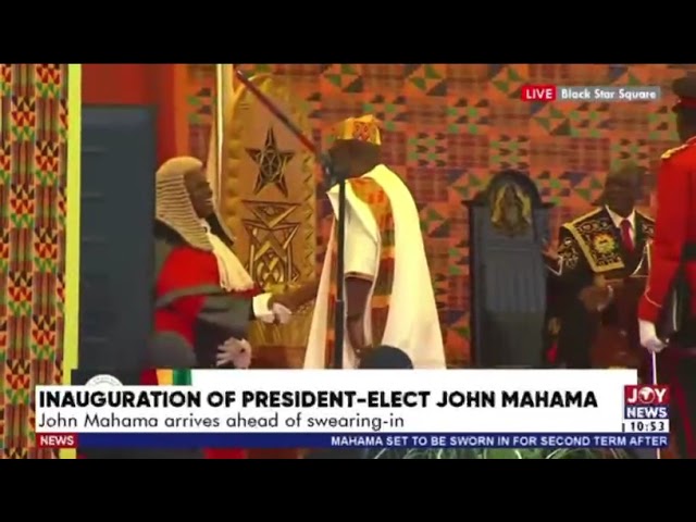 ⁣President Mahama's Inauguration: Did CJ snob the Clerk Of Parliament?