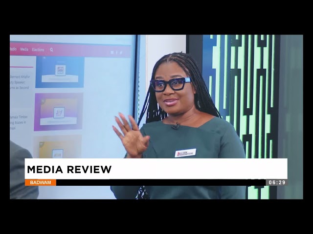 ⁣Badwam Media Review on Adom TV  (07-01-25)