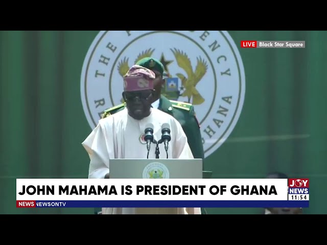 ⁣Mahama's Inauguration: President of Nigeria, Bola Tinubu delivers his address