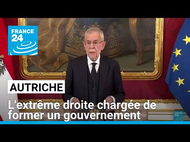 ⁣En Autriche, l'extrême droite chargée pour la première fois de former un gouvernement