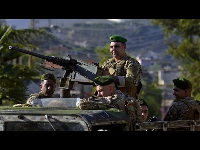 ⁣L'armée libanaise se déploie dans la ville côtière de Naqoura dans le cadre de l'accord de