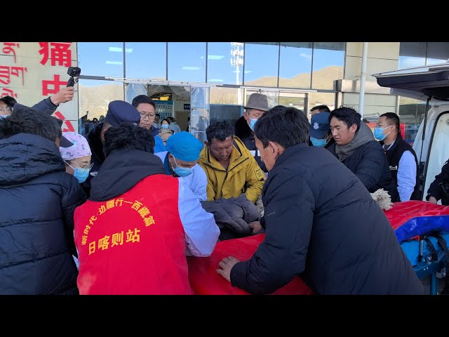 ⁣19 earthquake survivors admitted to Xigaze People's Hospital in Xizang