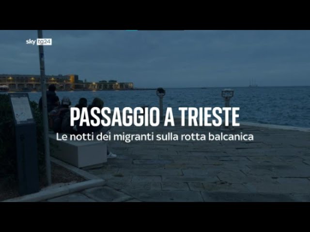 ⁣A Trieste, fra i richiedenti asilo che dormono in strada