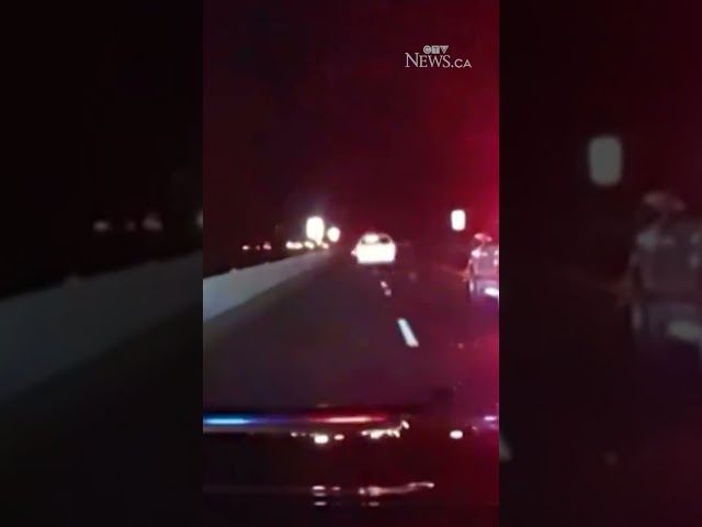 ⁣WATCH: Snowplows help end police chase in Colorado