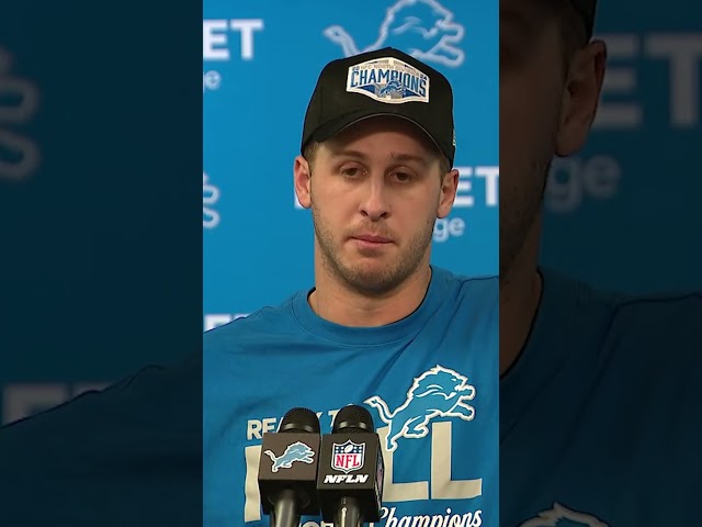 ⁣Jared Goff post-game | Lions vs Vikings