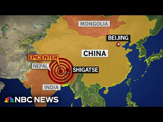 ⁣Deadly 7.1-magnitude earthquake hits Tibet causing mass casualities